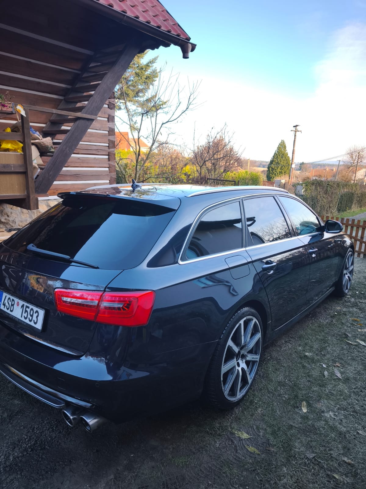 Zadní část vozu Audi